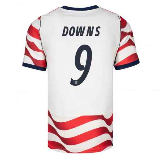USA 2026 FIFA World Cup Soccer White Jersey Set ( Have Shorts ) Damion Downs #9